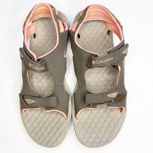 Columbia Sunbreeze Vent Pink and Gray Sandles